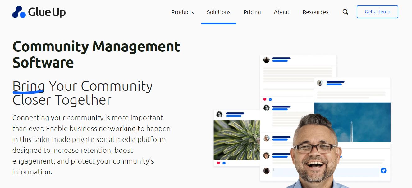 Glue Up community management software