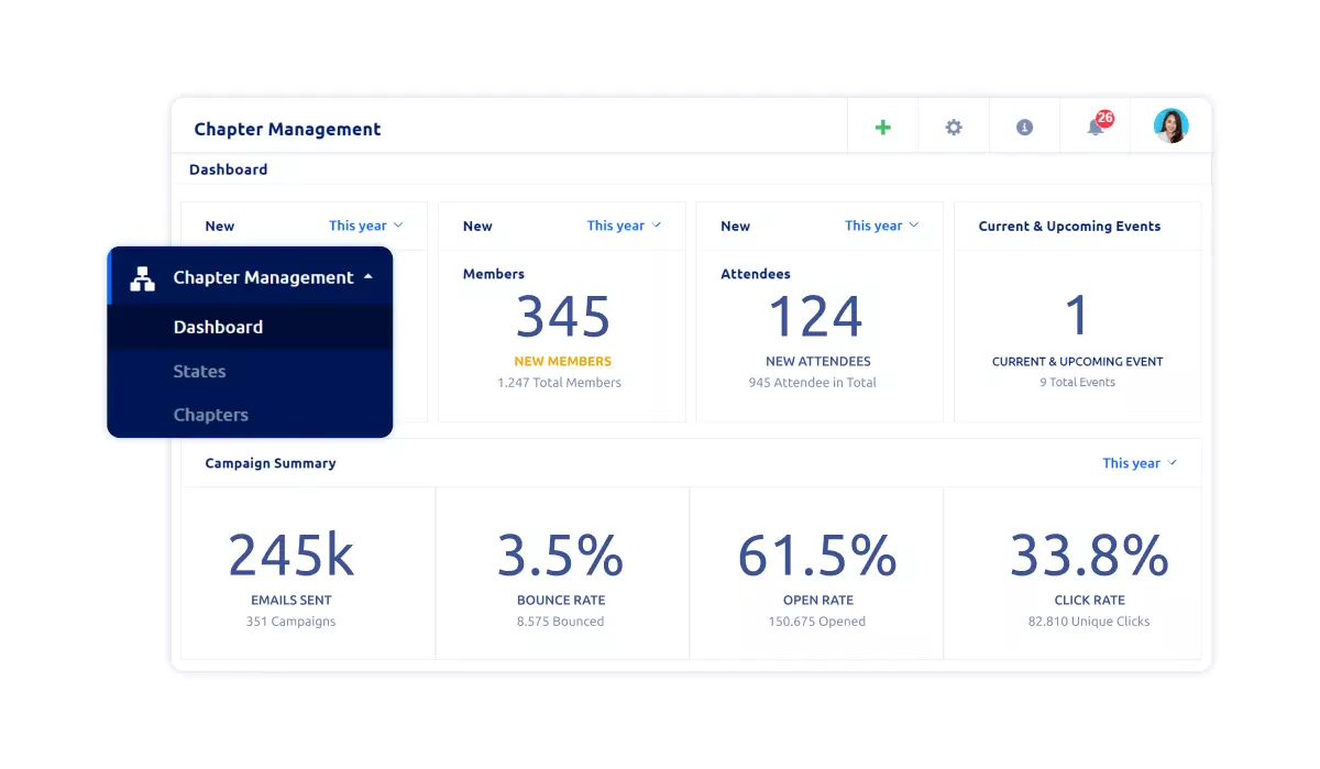 chapter management software