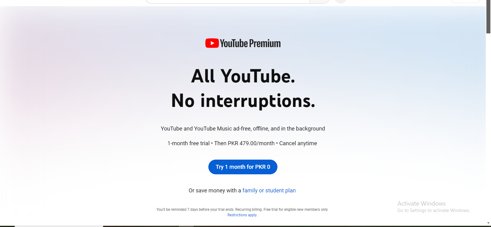 Youtube Premium