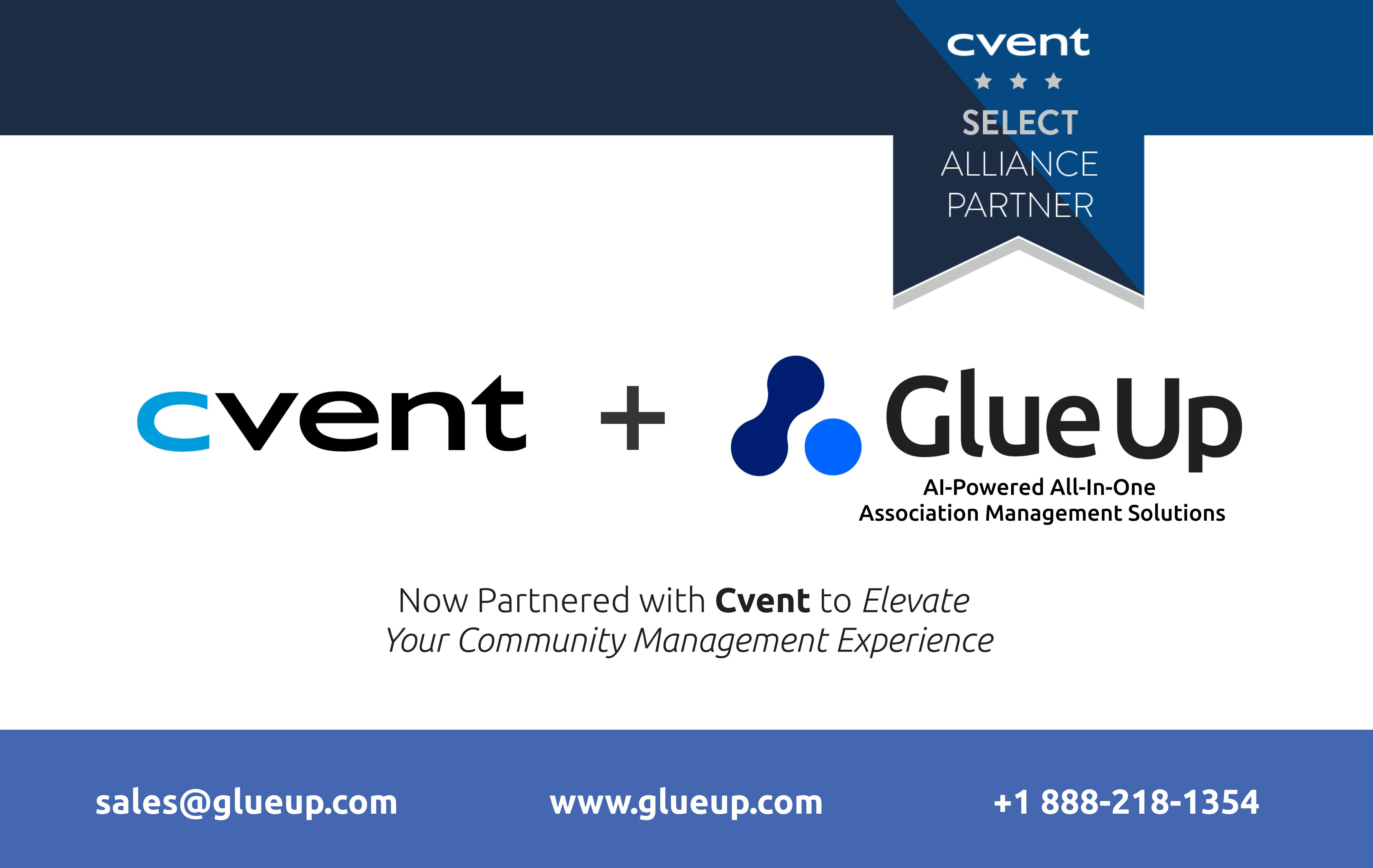 Glue Up Announces Strategic Partnership with Cvent to Revolutionize Community Engagement • Glue Up