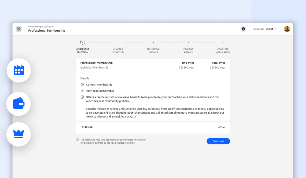 Glue Up AMS helps you to increase membership singups