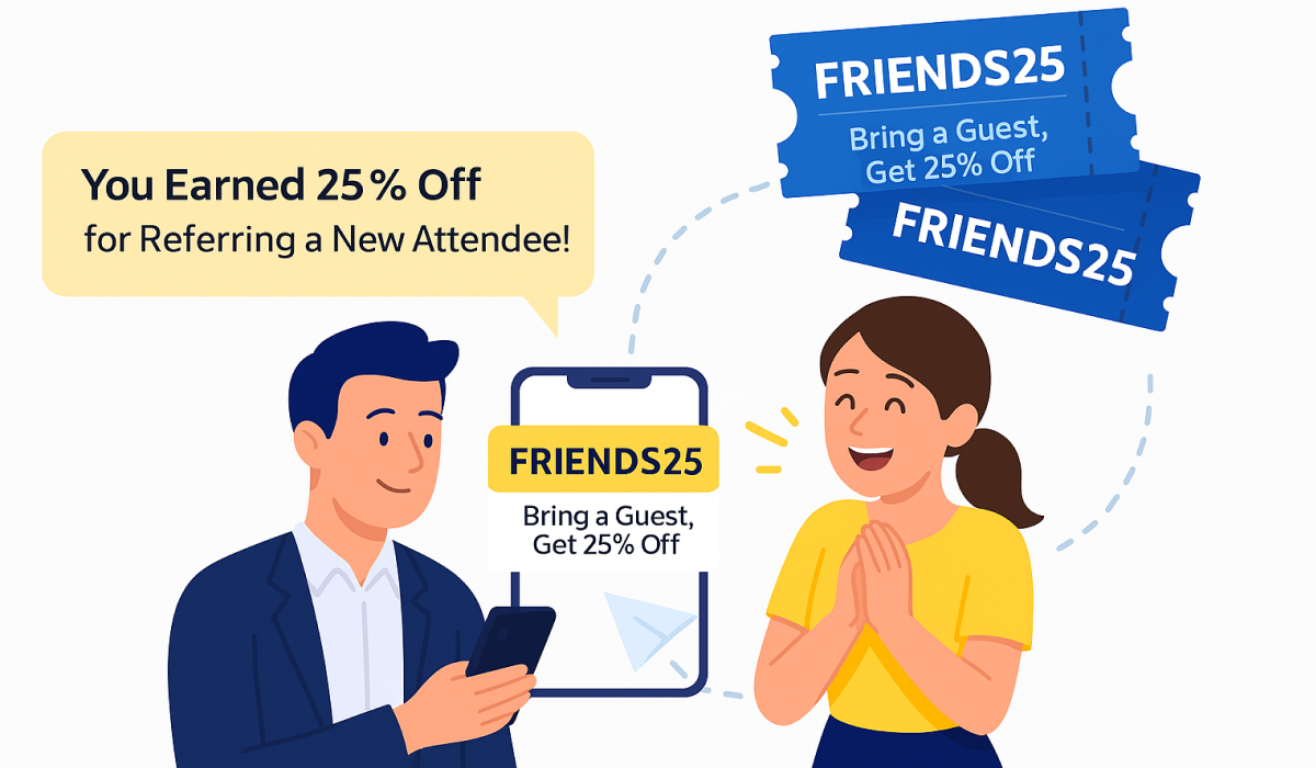 Referral Promo Code - event promotion code