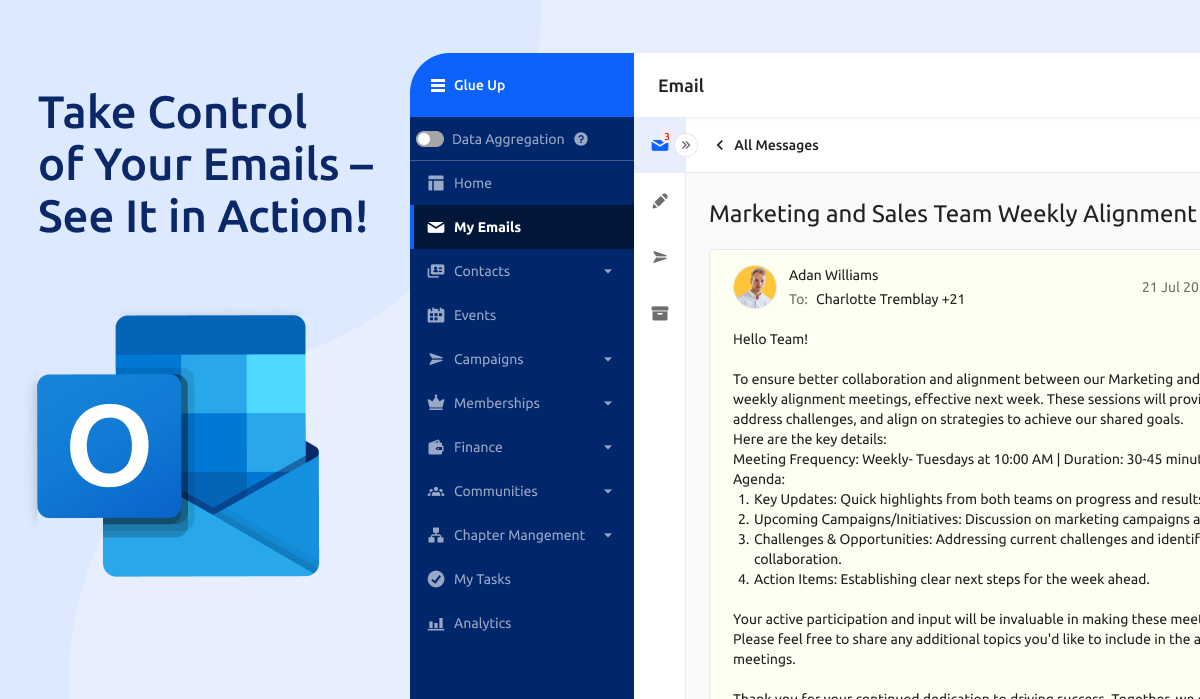 Take Control of Your Emails See It In Action - Outlook Integration