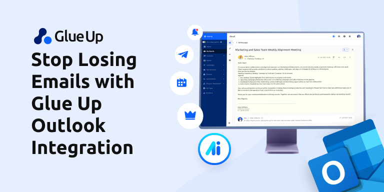 Glue Up Outlook Integration Stops Email Loss