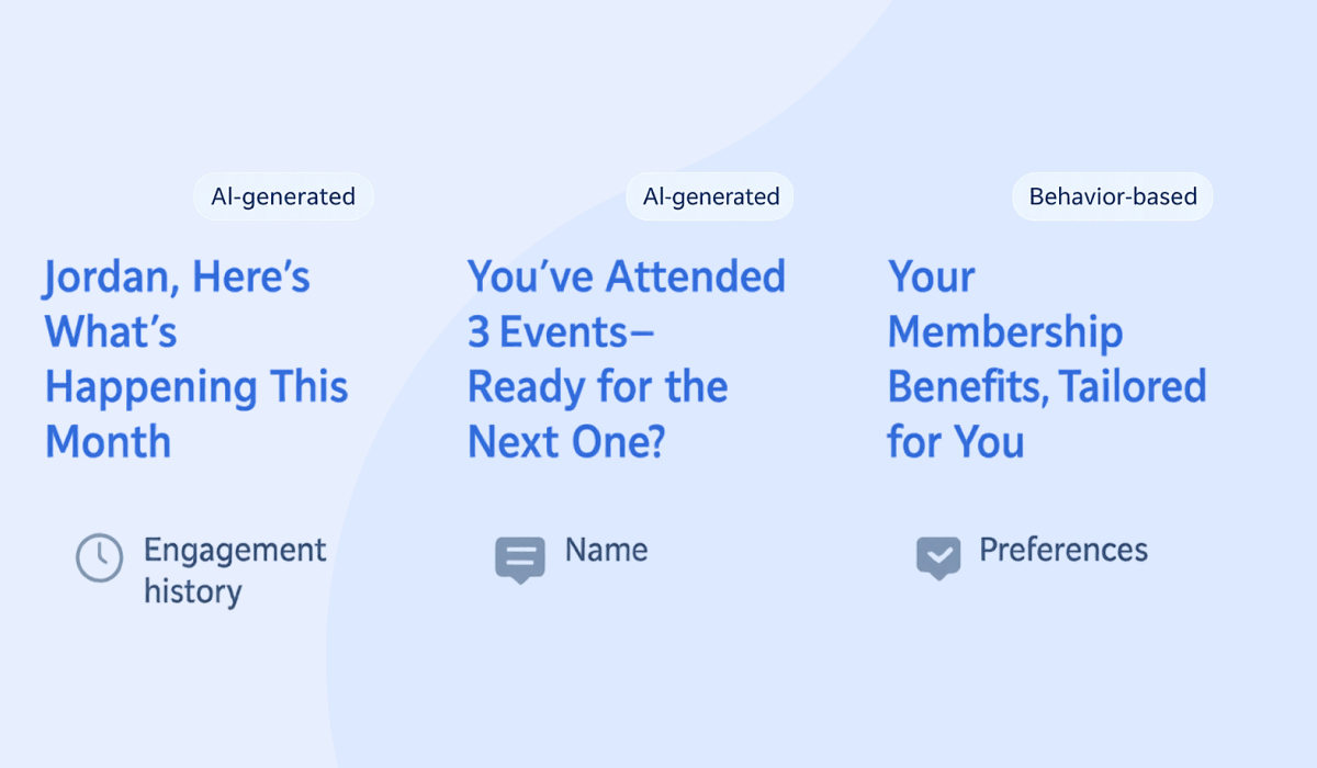 AI Generated Personalized Email Examples - how AI CRM systems reshape organizations