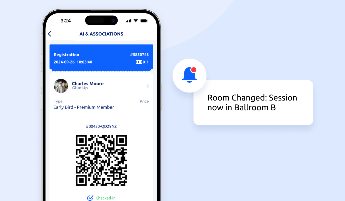 Real Time Agenda Updates - AI in event management