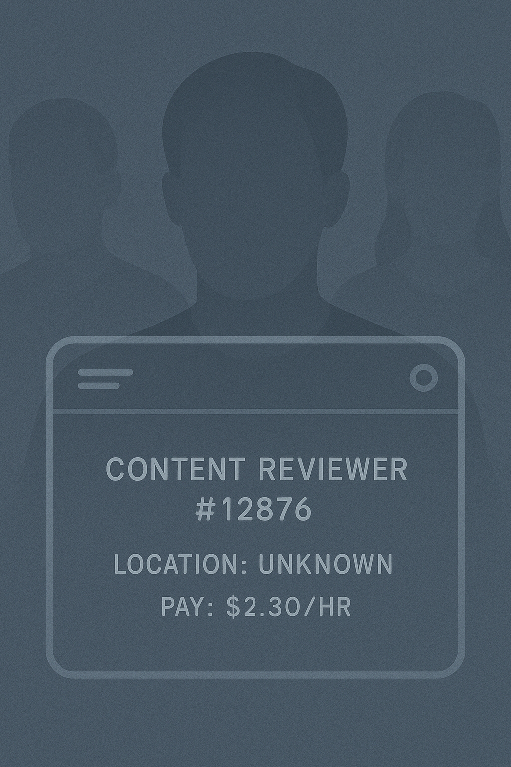 The Ghost Workforce Behind AI Moderation