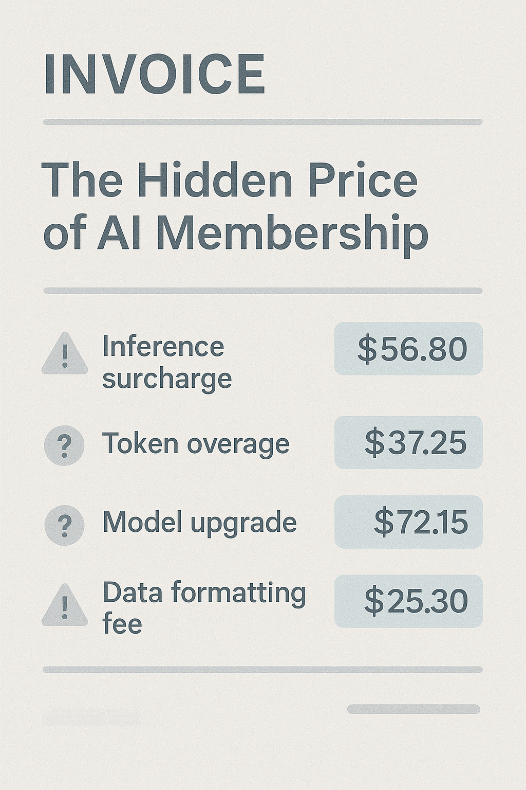 The Hidden Price of AI Membership Fees