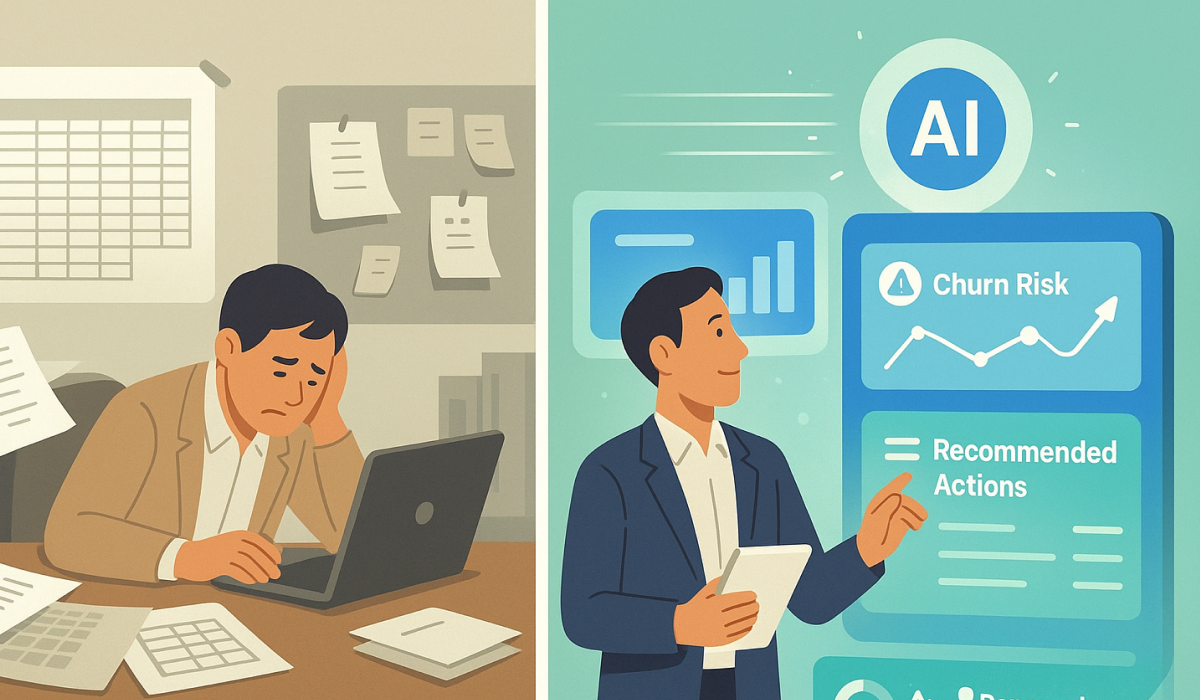 Before and After AI Software for Membership Management