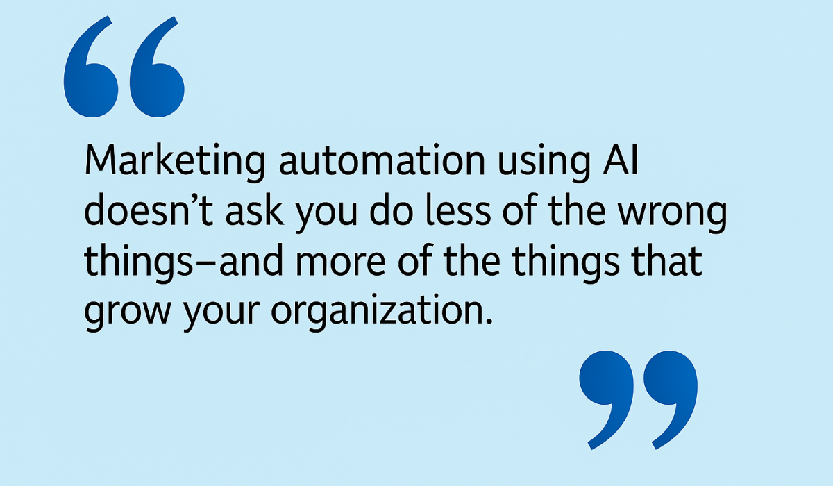 Pull Quote - Marketing Automation Using AI
