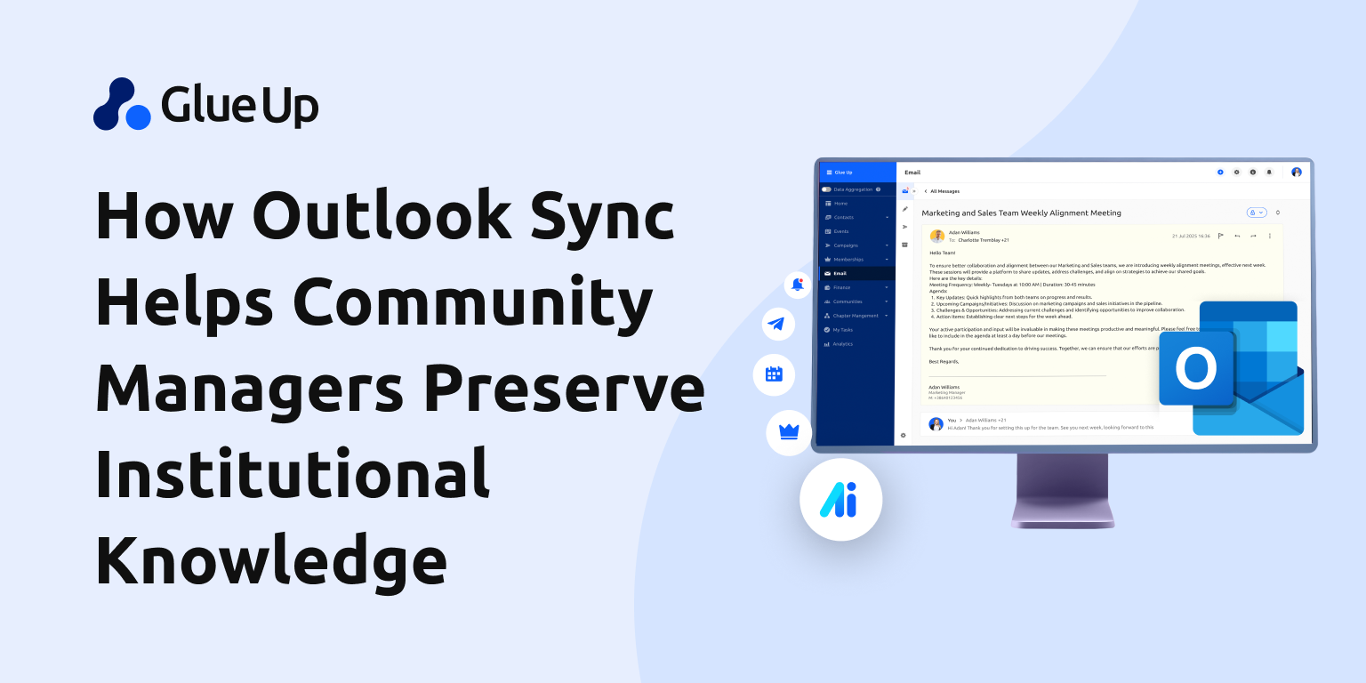 How Outlook Sync Helps Community Managers Preserve Institutional Knowledge How Outlook Sync Helps Community Managers Preserve Institutional Knowledge