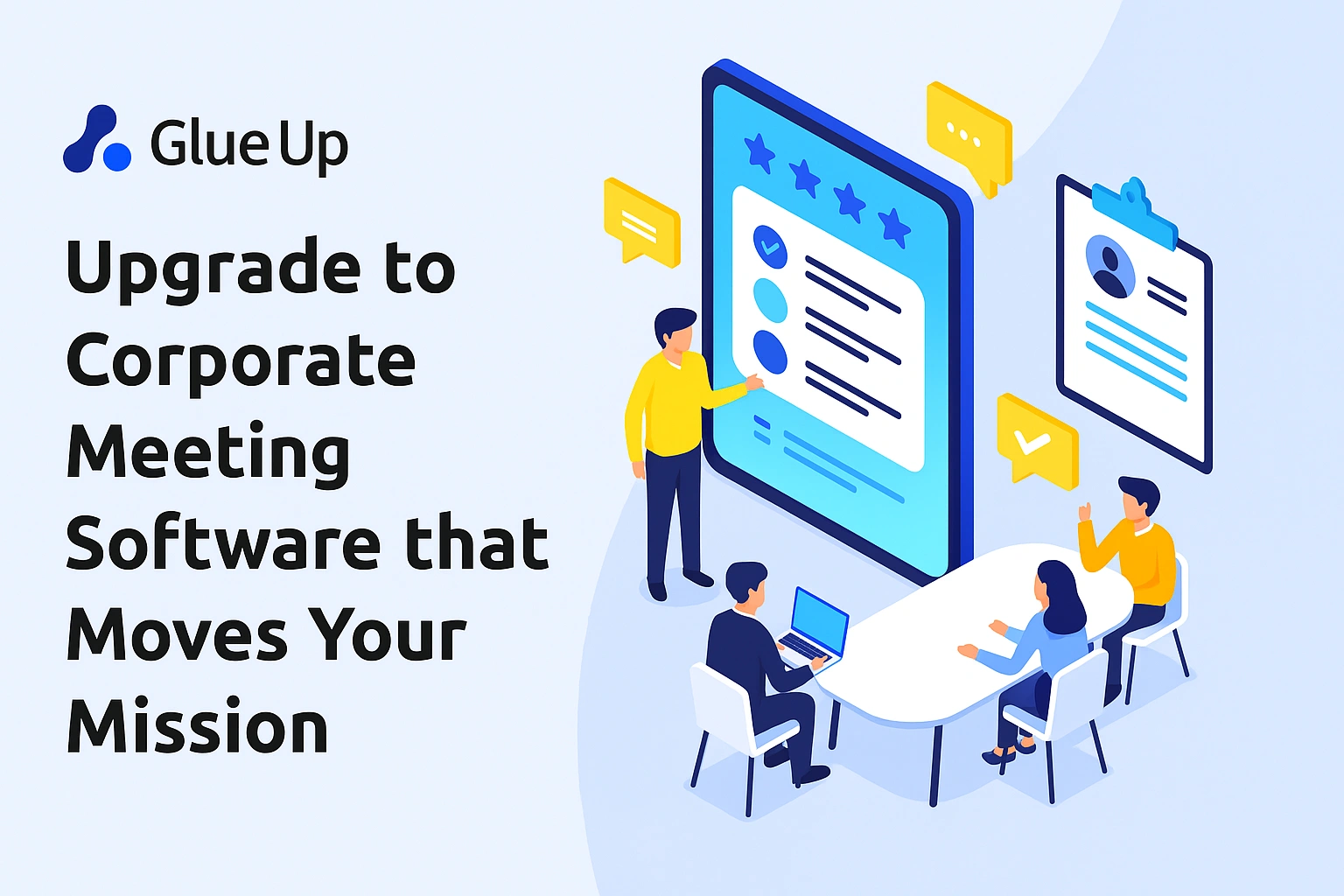 Switch to 360° Corporate Meeting Management Software