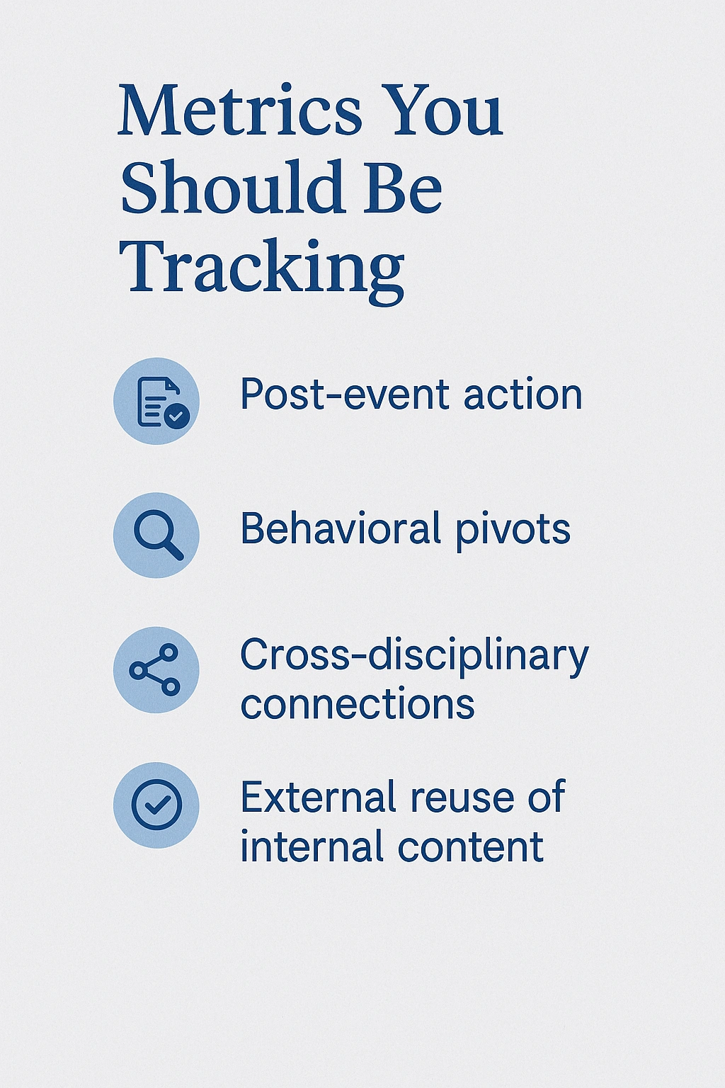 Metrics You Should Be Tracking