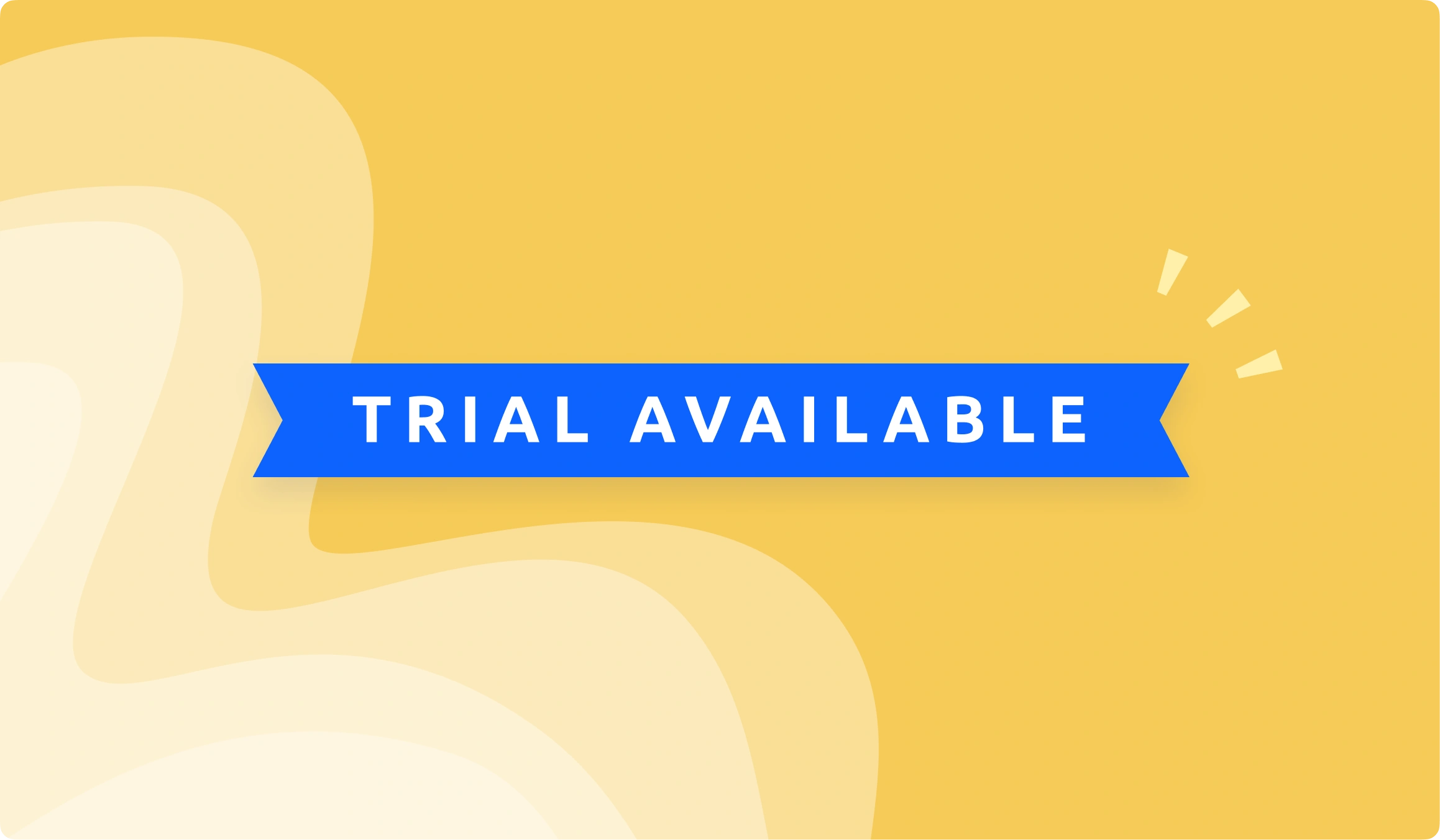 How prospects see trial options in My Glue