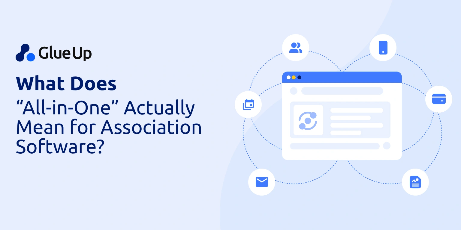 What Does “All-in-One” Actually Mean for Association Software?  What Is All-In-One Association Software?
