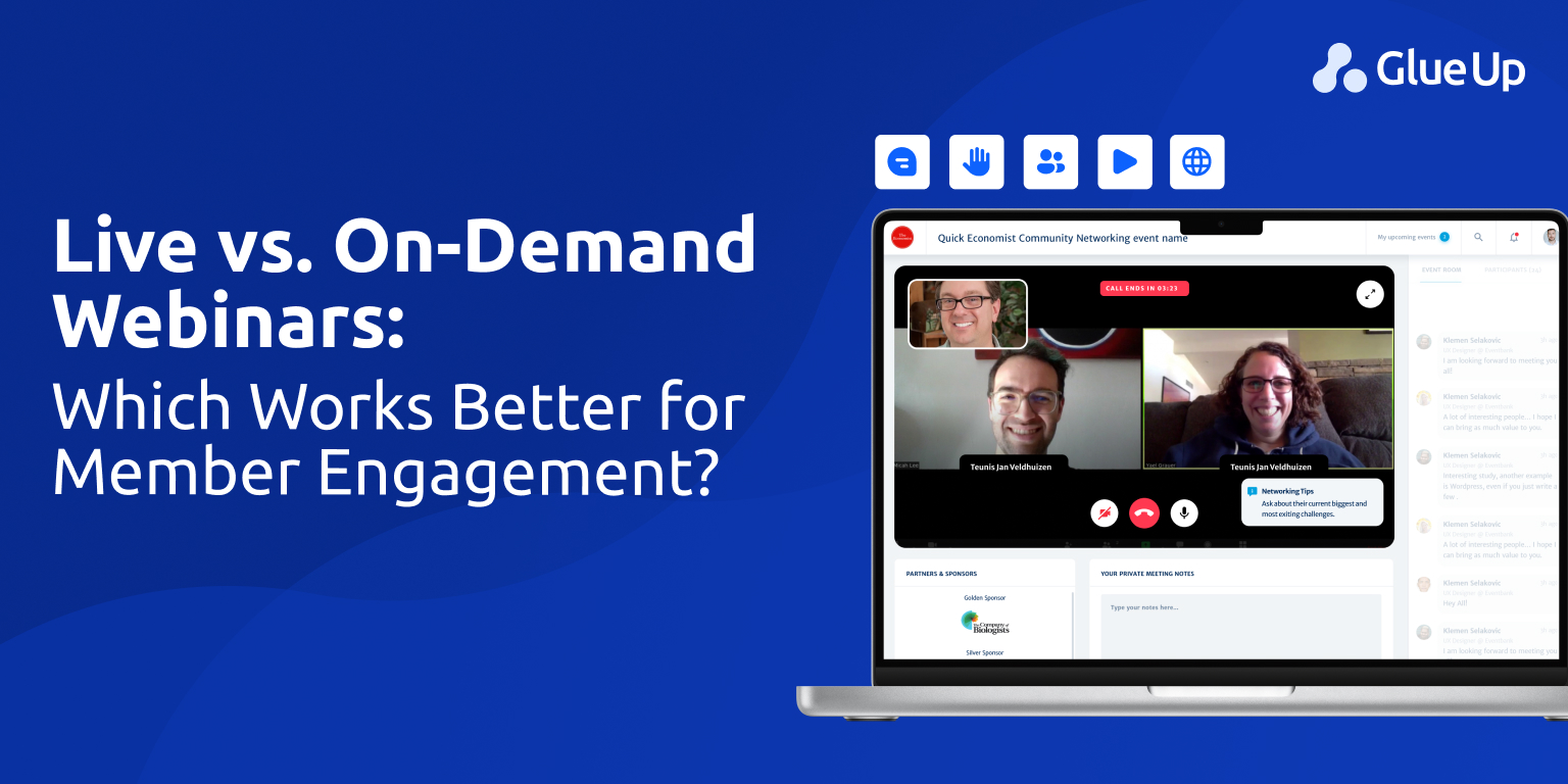 Live vs On-Demand Webinars: Keep Members Engaged