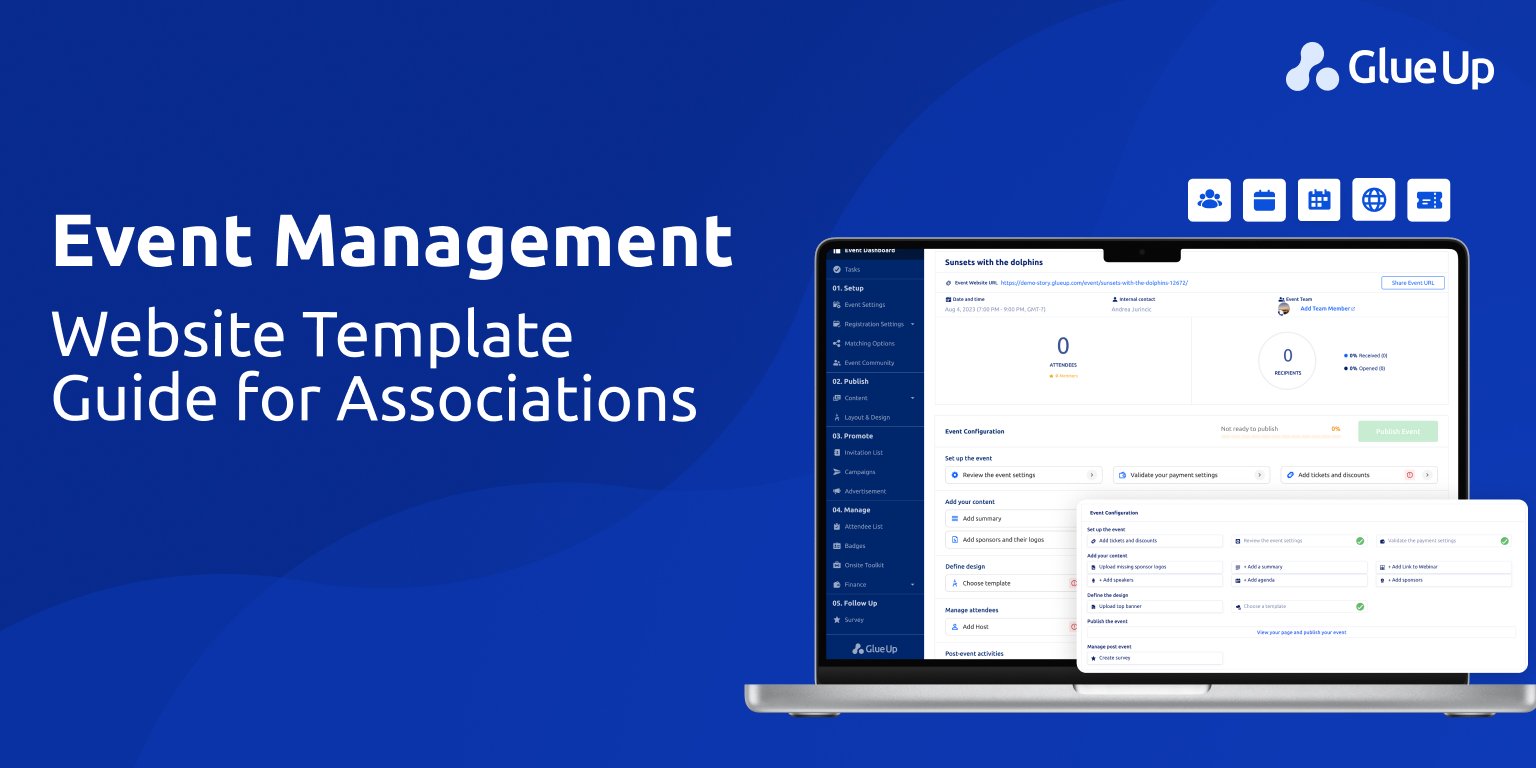 Event Management Website Template for Associations