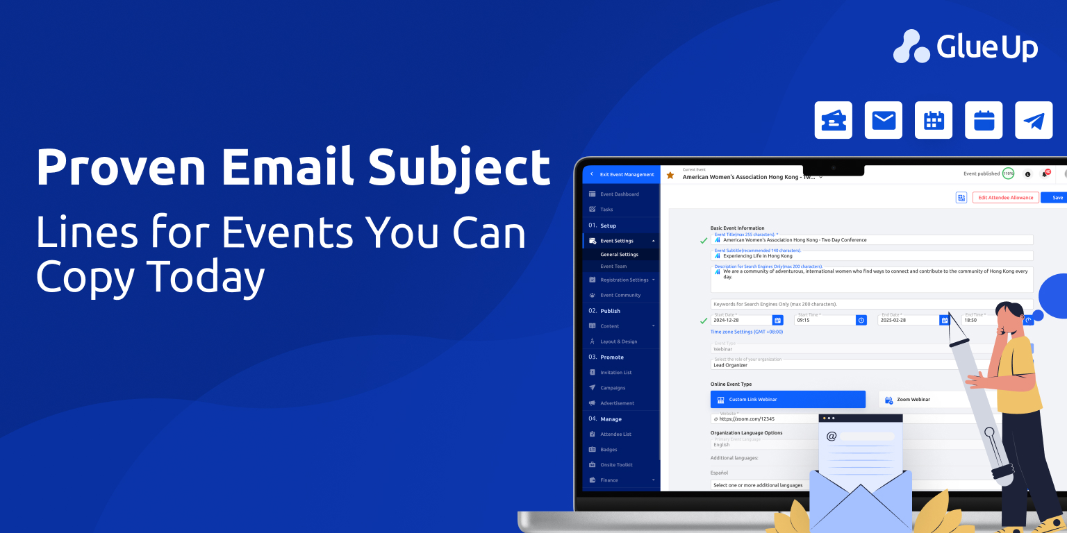Email Subject Lines for Events You Can Copy Today