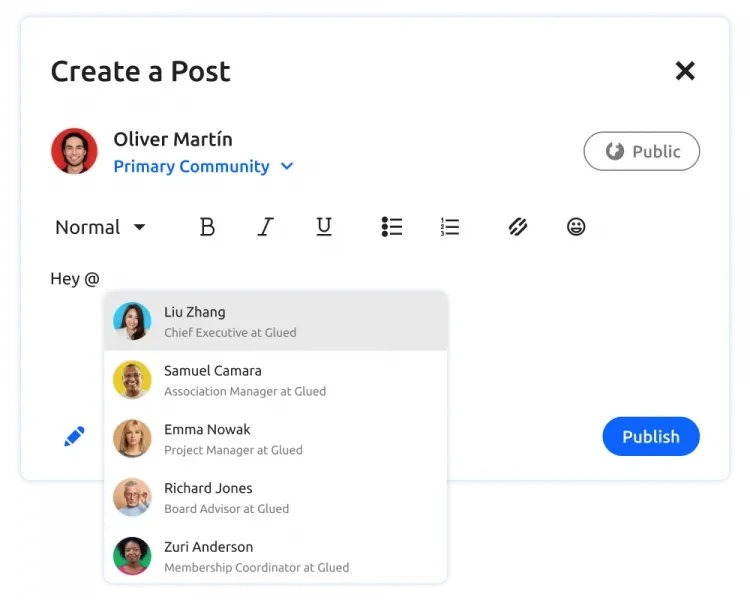 Choosing Glue Up's Community Management Software