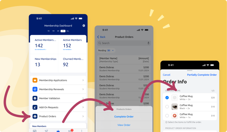 Product Orders Now On The Manager App