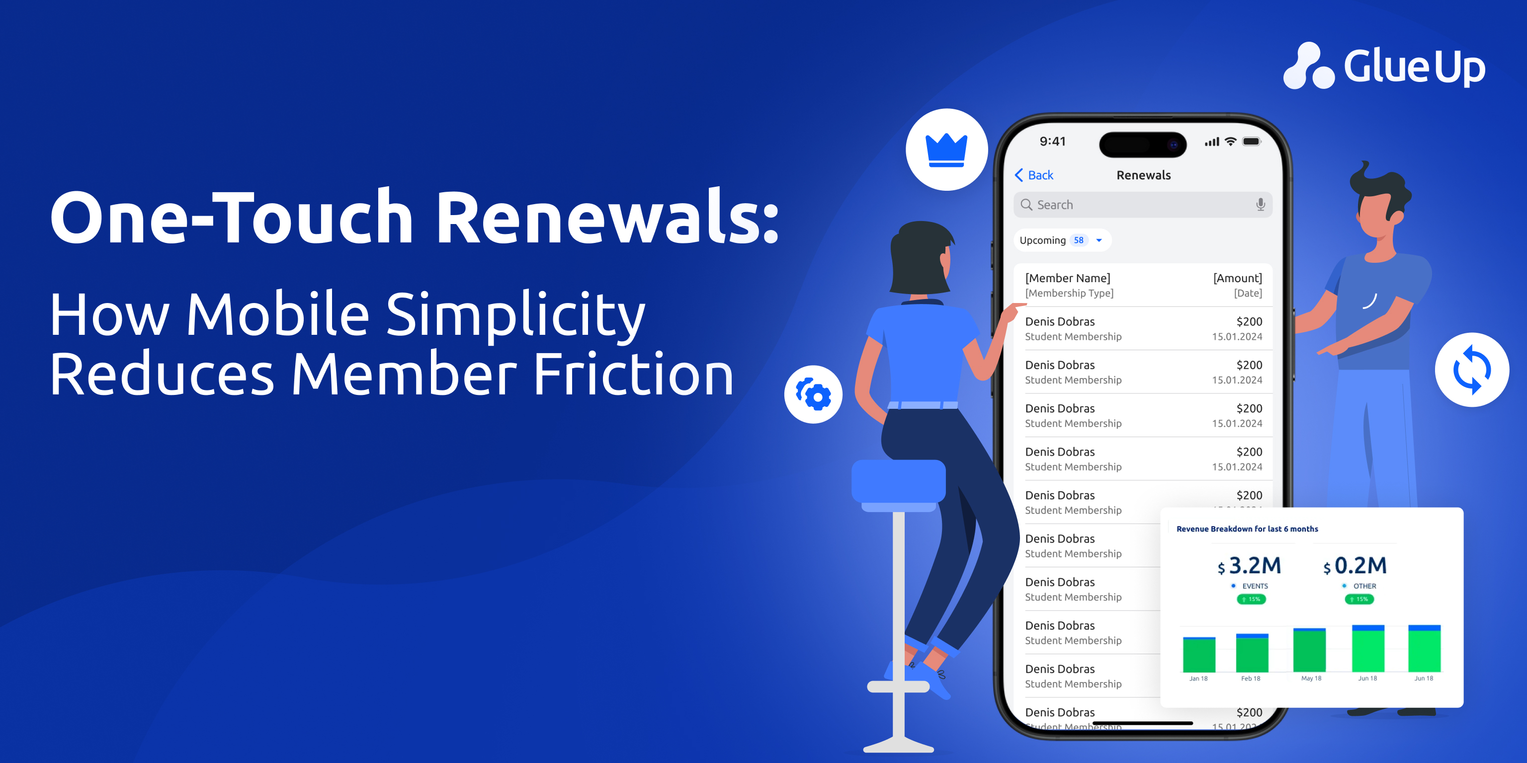 Org-Based One-Touch Renewals for Higher Retention