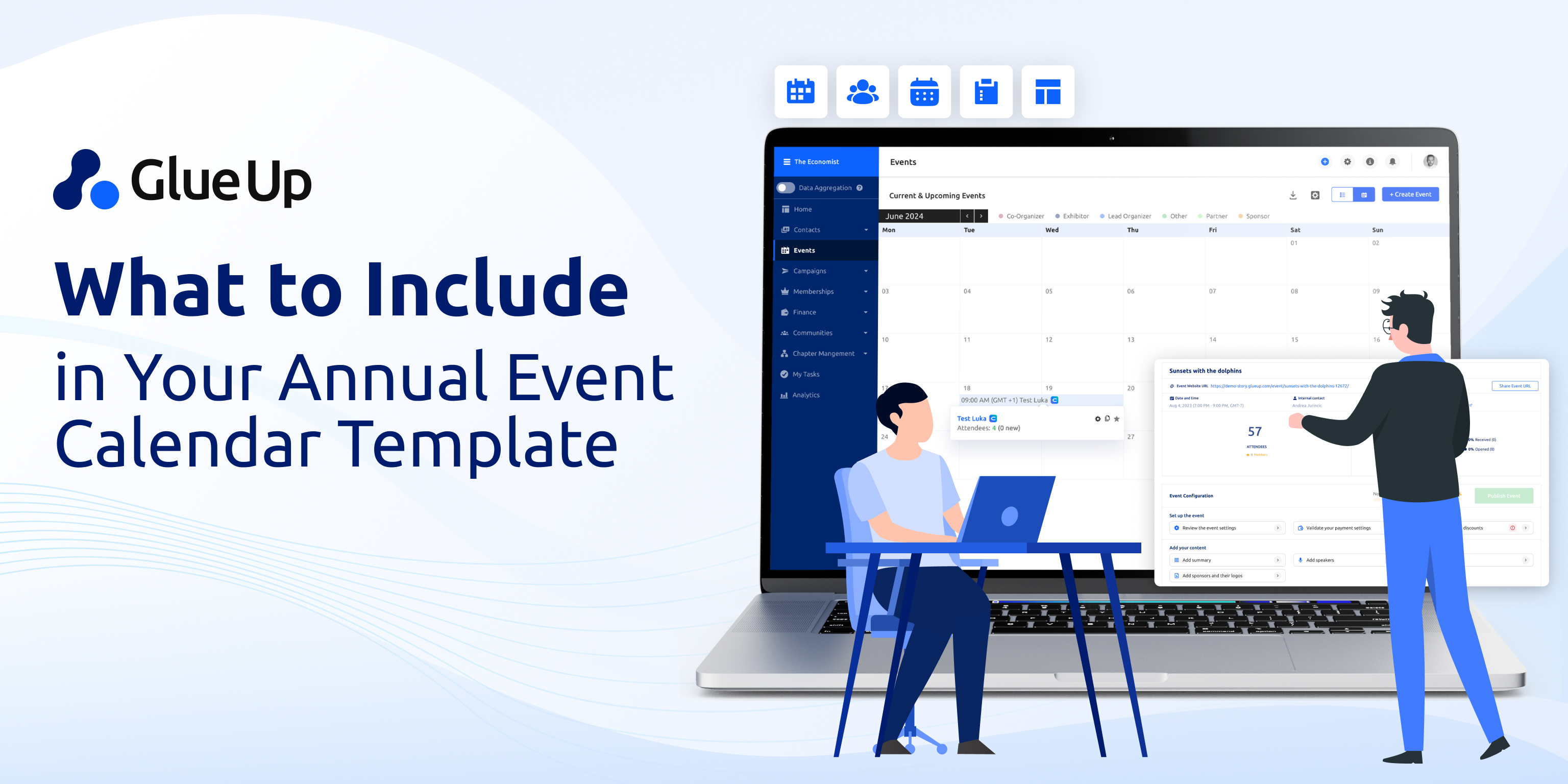 Annual Event Calendar Template for Associations