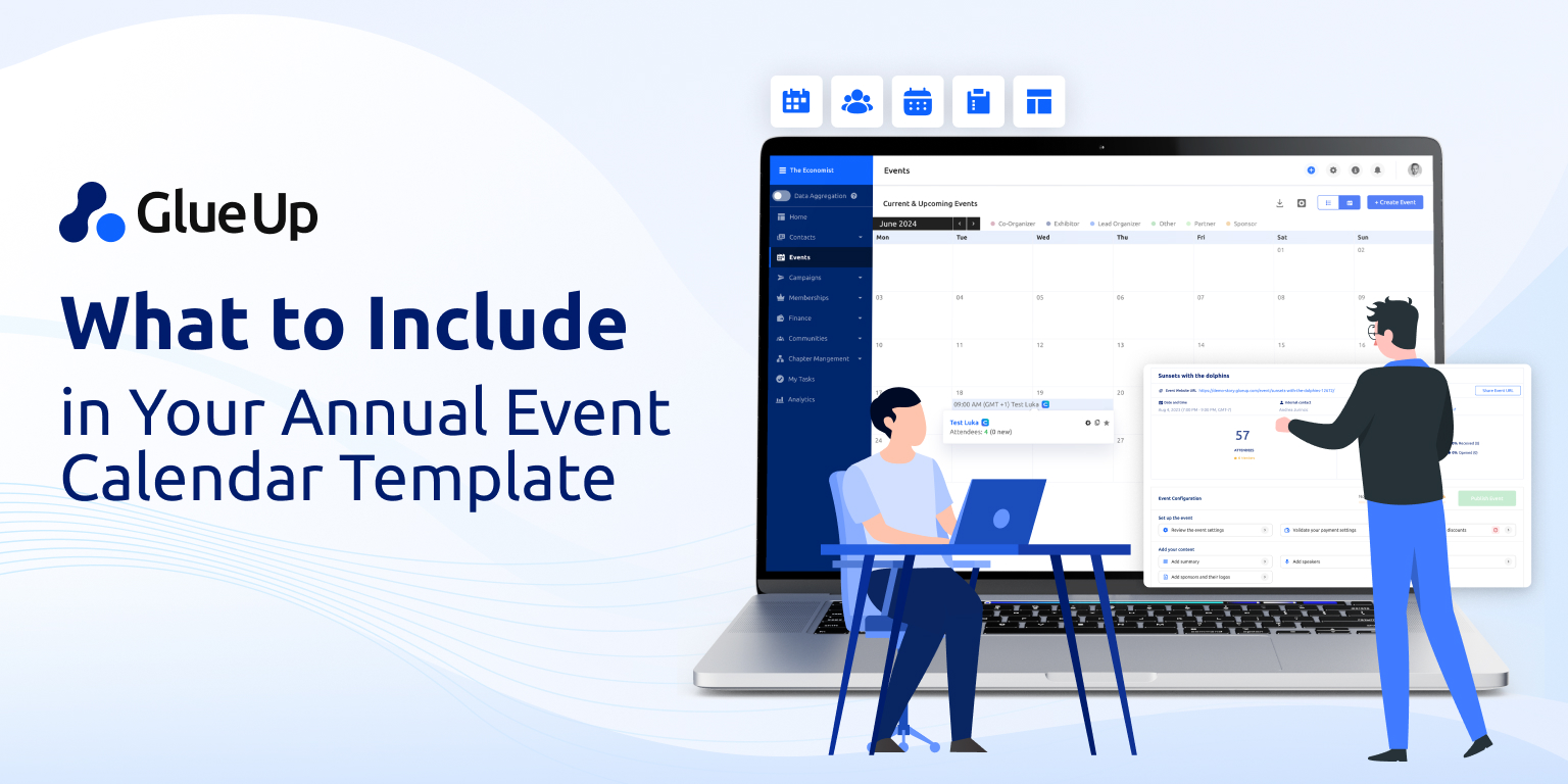 Annual Event Calendar Template for Associations