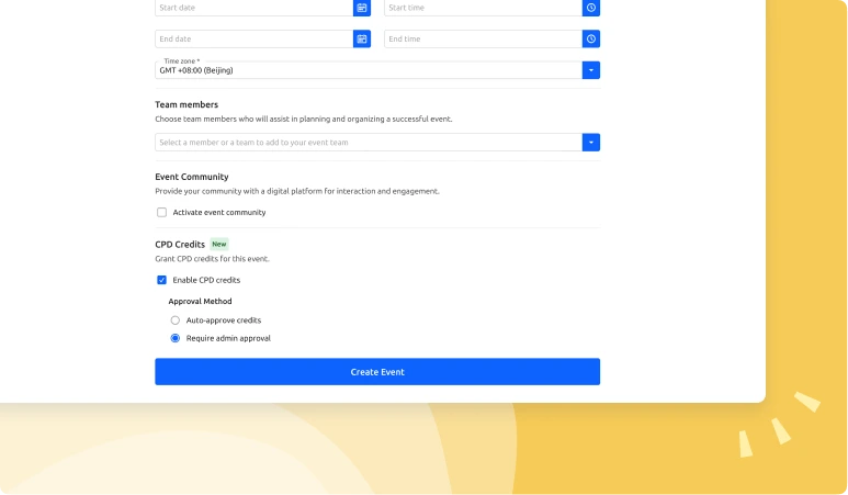 Enable CPD on Any Event