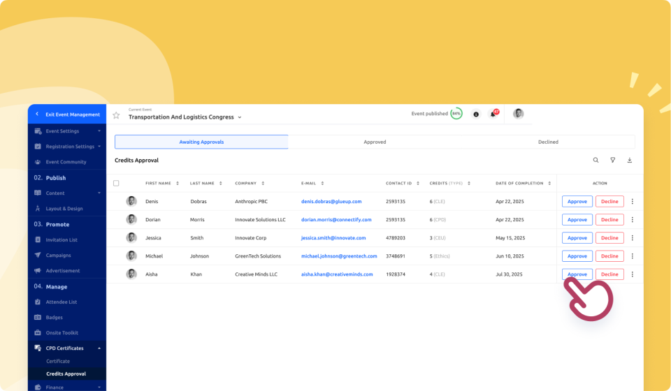 A Smoother CPD Journey for You and Your Attendees