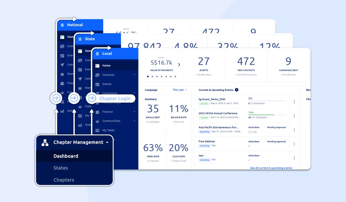 Glue Up chapter management software