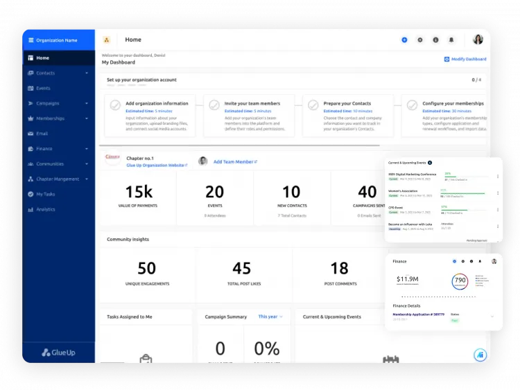 Aggregate Chapter Data Into One Dashboard