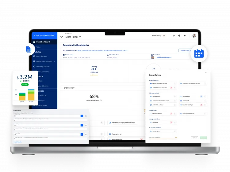 CPE programs with built-in registration and payments